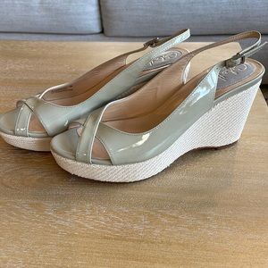 Cole Haan Patent Wedges-Size 7